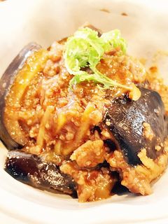 米ナスのそぼろ餡炒め-レシピのメイン写真