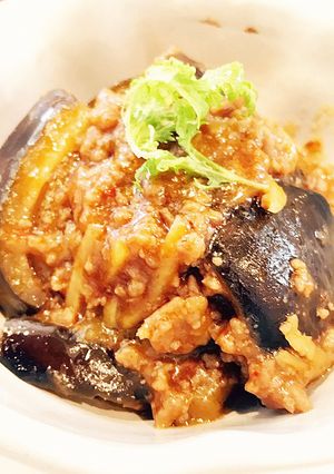 米ナスのそぼろ餡炒め-レシピのメイン写真