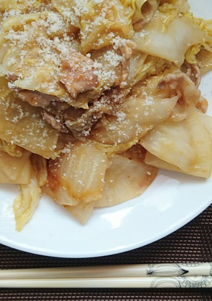 大根と白菜のカレー炒め-レシピのメイン写真