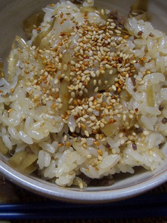 牛蒡たっぷり きんぴらご飯-レシピのメイン写真
