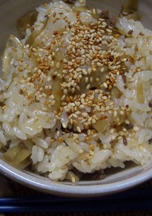 牛蒡たっぷり　きんぴらご飯-レシピのメイン写真