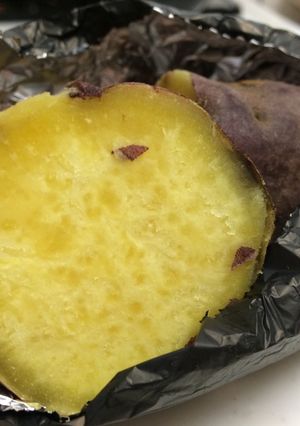 オーブントースターで17分簡単 焼きいも-レシピのメイン写真