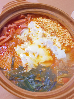 辛旨♡韓国のお鍋プデチゲ(部隊チゲ)-レシピのメイン写真