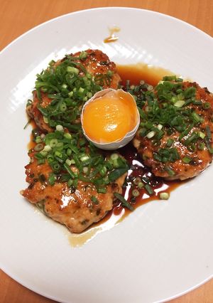 ヘルシ〜美味し〜冷凍椎茸と鶏胸肉のつくね-レシピのメイン写真
