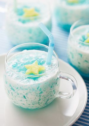 飲むホイップマリーム七夕ゼリー-レシピのメイン写真