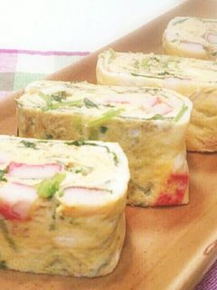 三つ葉とカニカマのだし巻き卵-レシピのメイン写真