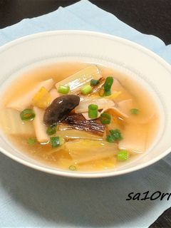 焼きネギの香ばしスープ-レシピのメイン写真