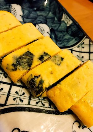 韓国海苔のだし巻き卵-レシピのメイン写真