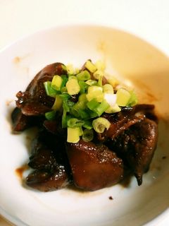 鶏レバー(ハツ)の甘辛煮-レシピのメイン写真