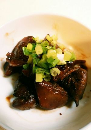 鶏レバー(ハツ)の甘辛煮-レシピのメイン写真