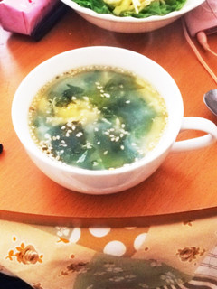 わかめと卵の中華スープ⁂-レシピのメイン写真