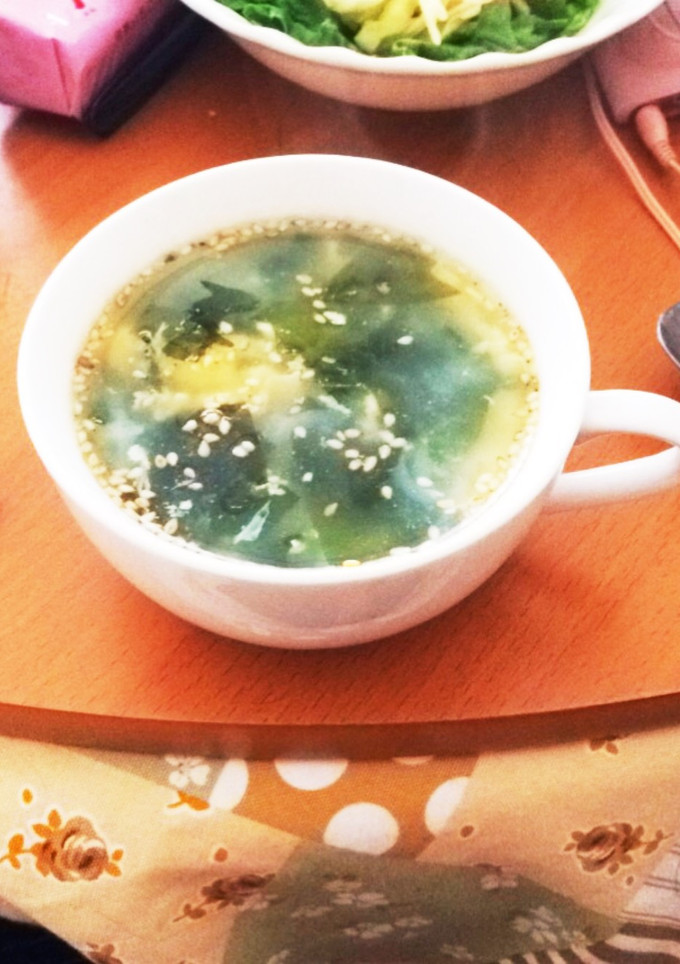 わかめと卵の中華スープ⁂-レシピのメイン写真