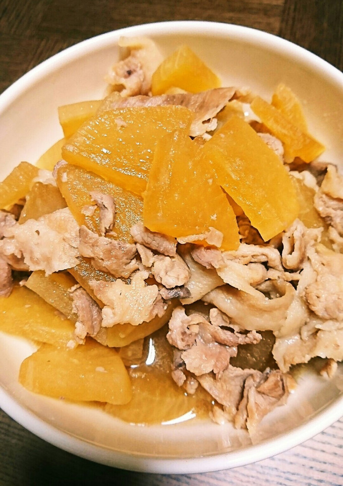 味しみしみ❤甘辛豚肉と大根の煮物✨-レシピのメイン写真