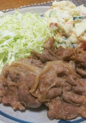 甘~い生姜焼き♪ ハチミツ(^_^)v-レシピのメイン写真