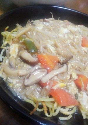節約！簡単！カタあんかけ焼きそば-レシピのメイン写真