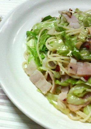 キャベツたっぷり♡キャベペペ♥パスタ♡-レシピのメイン写真