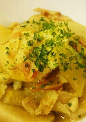 里芋のジャーマンポテト☆和風カレー味-レシピのメイン写真