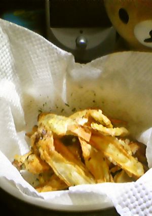 簡単おつまみ：ごぼうチップス-レシピのメイン写真