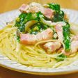 菜の花クリームパスタ