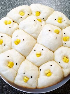 炊飯器で簡単(•8•)ひよこちぎりパン-レシピのメイン写真