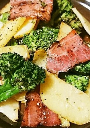 じゃがいもとブロッコリーのマヨネーズ炒め-レシピのメイン写真