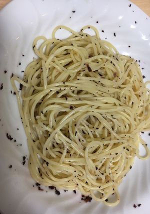 超簡単ゆかりパスタ-レシピのメイン写真