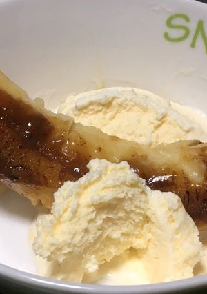ズボラ過ぎ焼きバナナアイス-レシピのメイン写真