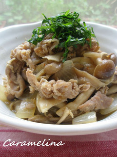 秋いっぱい♪豚肉ときのこの七味マヨ焼き-レシピのメイン写真