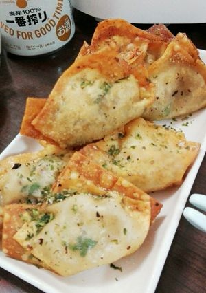 かりサクとろん♥長芋となっとうの包み揚げ-レシピのメイン写真