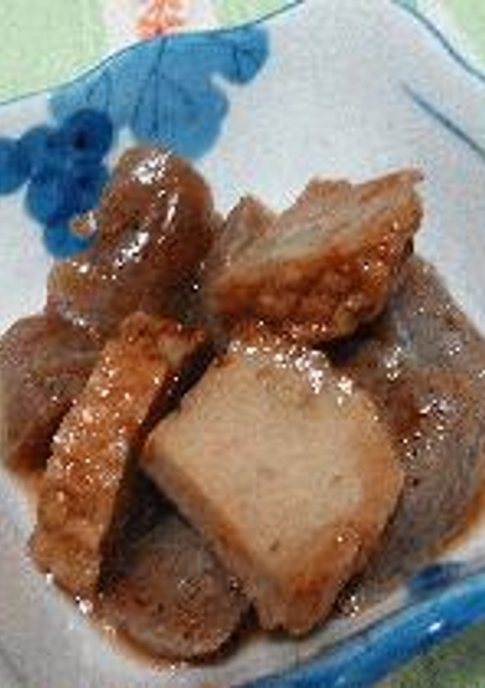 さつま揚げとこんにゃく煮-レシピのメイン写真