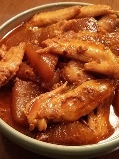 大根と手羽先の韓国風味噌煮-レシピのメイン写真