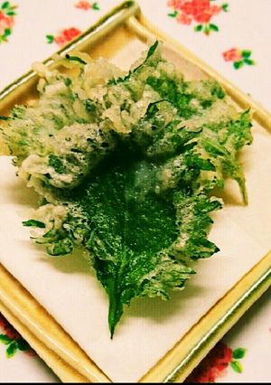 大葉の天ぷら♥-レシピのメイン写真