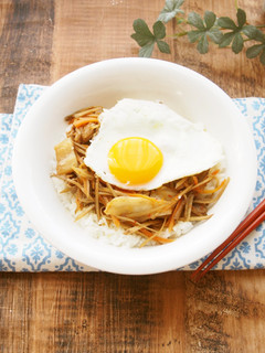 根菜たっぷり豚キムチ丼-レシピのメイン写真