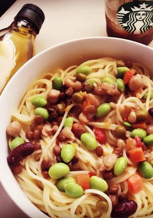 1歳からのꉂ豆まめクリームパスタ✩-レシピのメイン写真