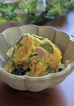 かぼちゃとツナのサラダ-レシピのメイン写真