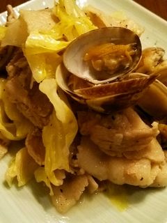 豚バラとアサリとキャベツの酒蒸し-レシピのメイン写真