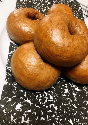 たっぷりチョコベーグル♪-レシピのメイン写真