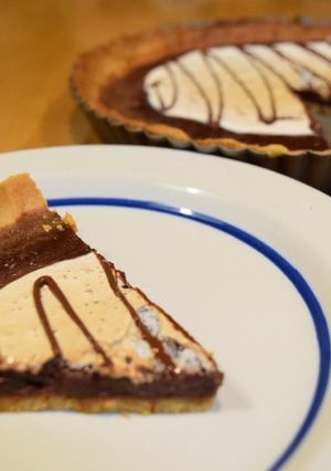 初めてでも簡単 トースターでチョコタルト-レシピのメイン写真