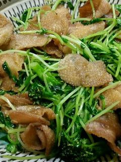 やみつき鶏皮の甘辛炒めだよ!-レシピのメイン写真