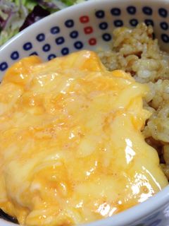 カレーチャーハン卵付き!-レシピのメイン写真