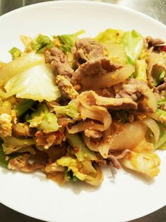 豚こまとキャベツのオイスター卵炒め-レシピのメイン写真