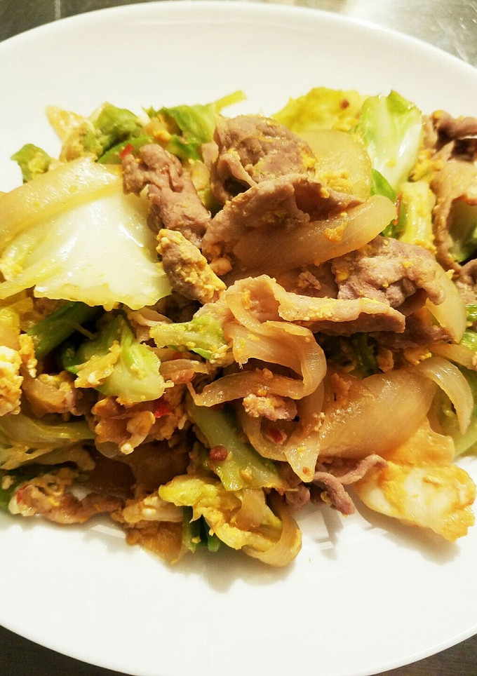 豚こまとキャベツのオイスター卵炒め-レシピのメイン写真