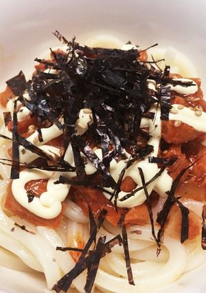韓国の唐辛子ツナ缶で☆マヨ辛ビビンうどん-レシピのメイン写真