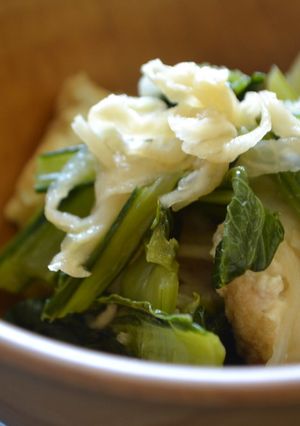 調味料ひとつ♡小松菜と切干大根のおひたし-レシピのメイン写真