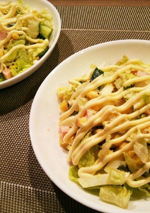 冷蔵庫にあるもので☆チョップドサラダ☆-レシピのメイン写真