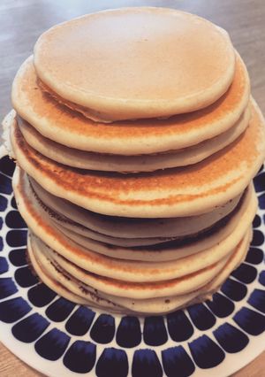 離乳食にも安心！粉から作るパンケーキ-レシピのメイン写真
