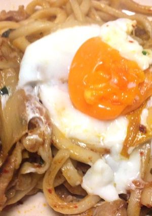 簡単アレンジ＊豚キムチうどん-レシピのメイン写真