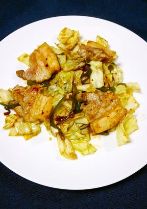 簡単！豚バラキャベツのわさび焦がし醤油-レシピのメイン写真