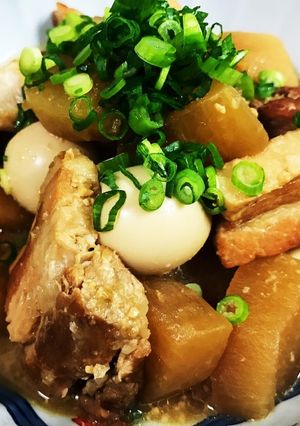 味噌でコクうま♪豚バラ大根煮♪-レシピのメイン写真