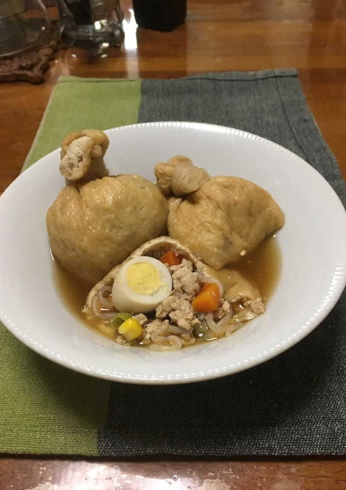 小揚げの袋煮-レシピのメイン写真
